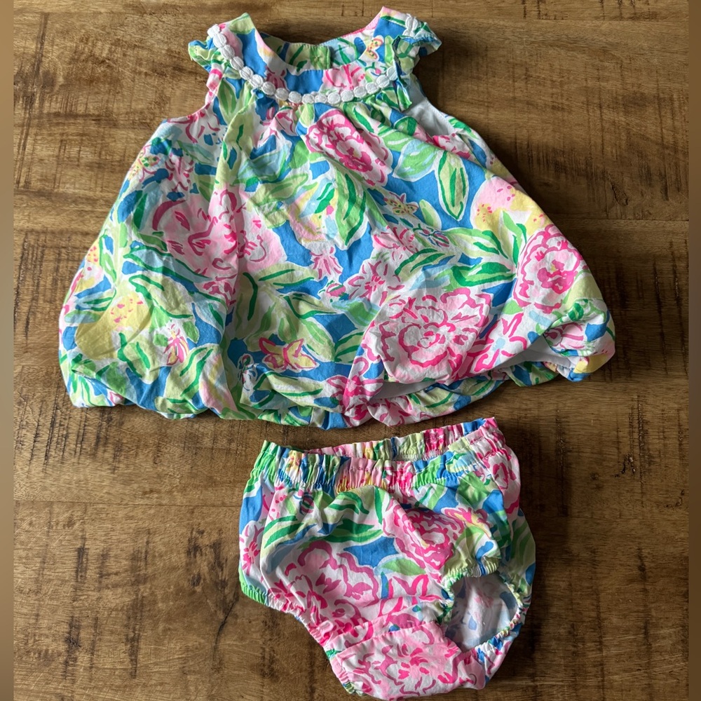 Lily Pulitzer Set NWOT 3-6mo